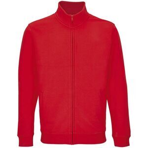 SOLS Unisex Adult Cooper Full Zip Sweat Jacket / Bright Red